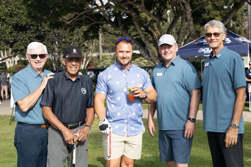 Veterans gathered together at the BAF Golf Classic event