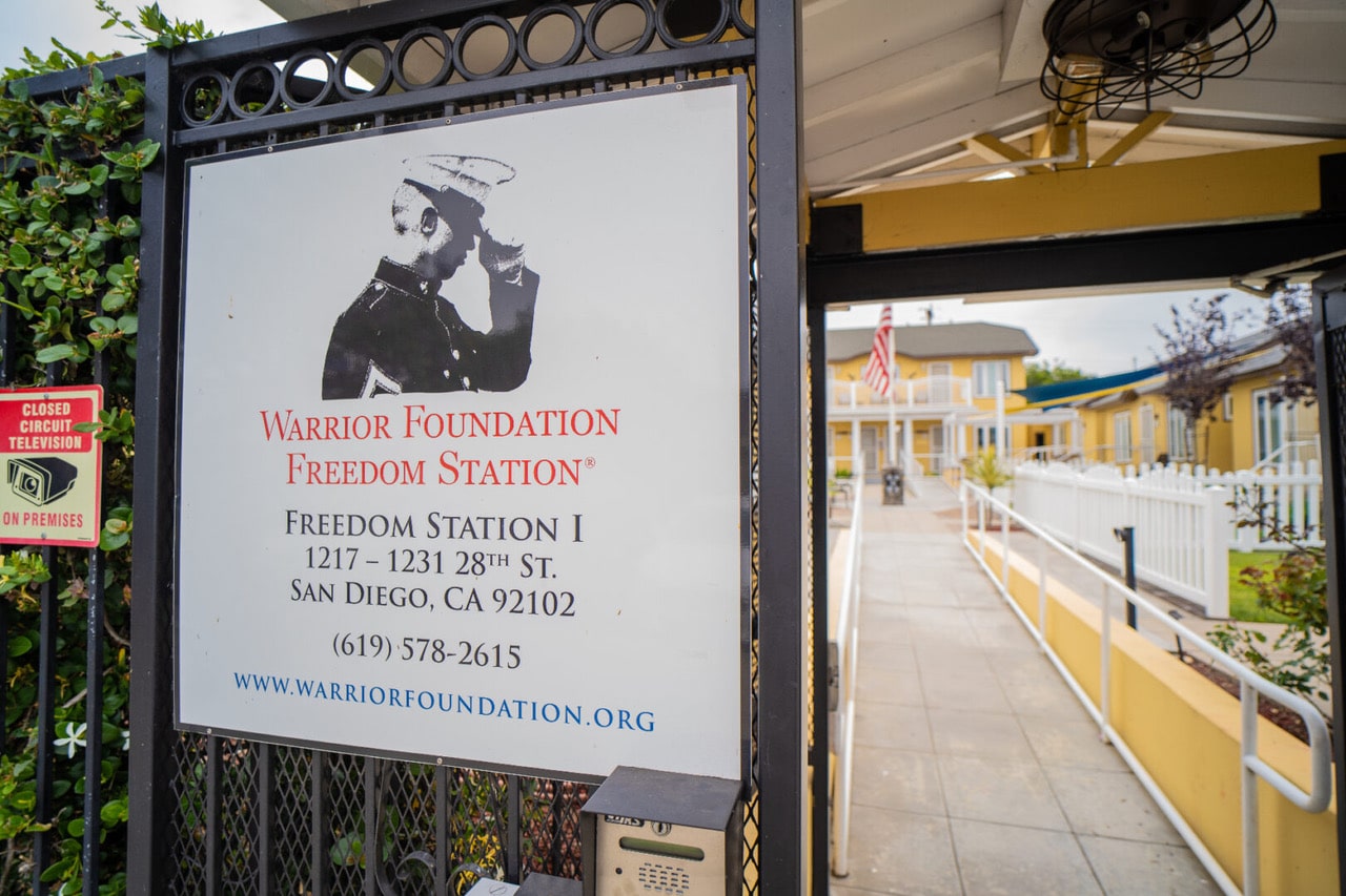 Gate at the Warrior Foundation – Freedom Station
