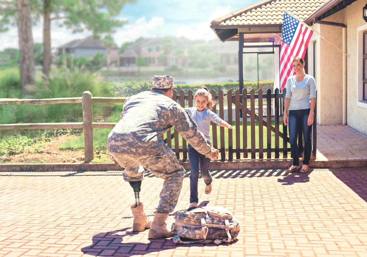 Blue Angels Foundation sign with American flag