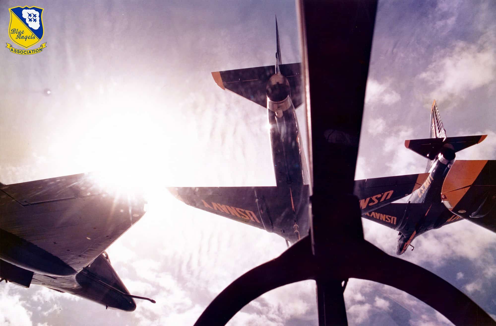 Young military man saluting with the American flag in the background