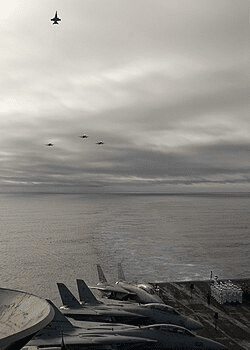 Blue Angels Foundation sign with American flag